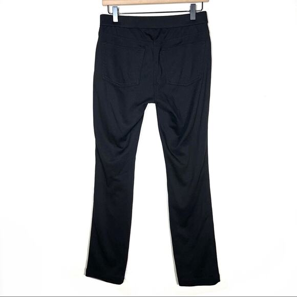 Tahari black straight leg casual pull on elastic waist leggings pants sz 6 B118 - Picture 6 of 6